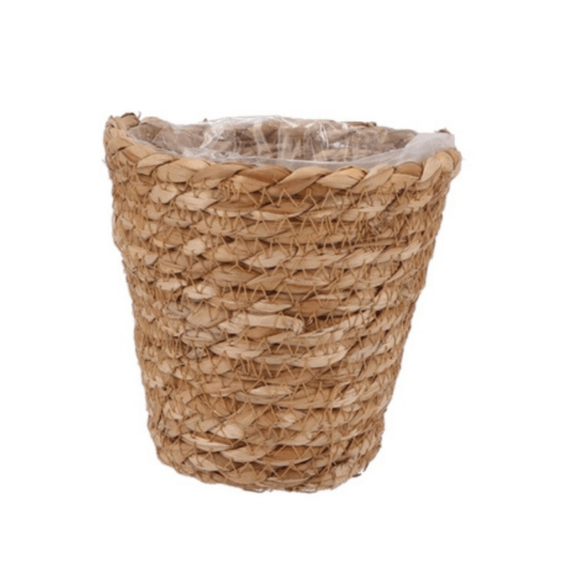 Seagrass Straw Basket Pot Brown 12x12