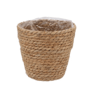 Seagrass Straw Basket Pot Brown 18x18