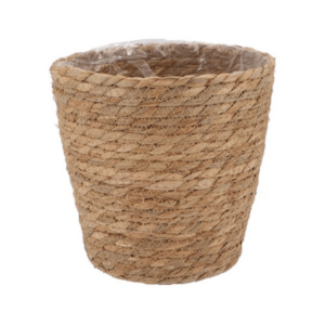 Seagrass Straw Basket Pot Brown 20x20