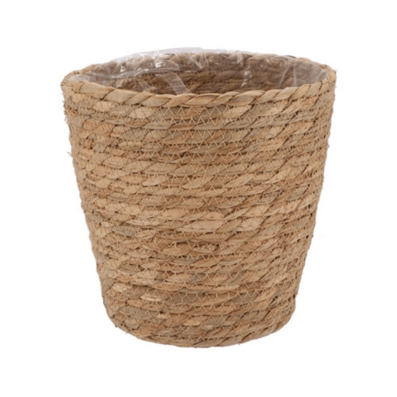 Seagrass Straw Basket Pot Brown 20x20